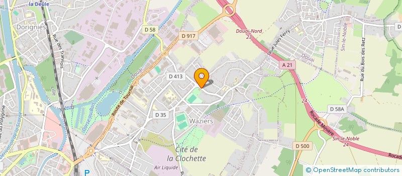 localisation de l'entreprise MONSIEUR MORGAN TERASCONI à WAZIERS