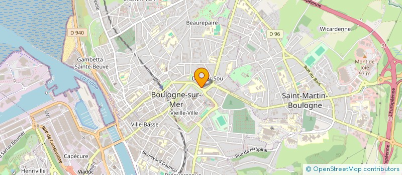 localisation de l'entreprise MONSIEUR MORGAN UNISSART à BOULOGNE-SUR-MER