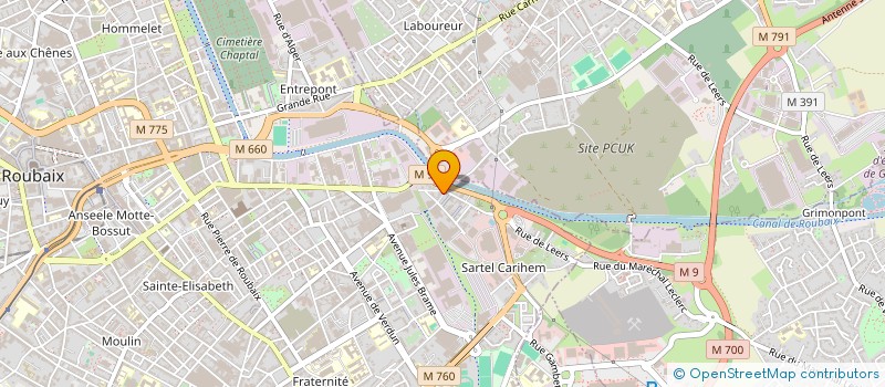 localisation de l'entreprise MONSIEUR MORGAN UYTTERHAEGHER  ROUBAIX