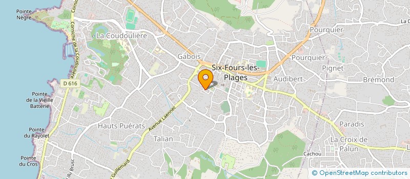 localisation de l'entreprise MONSIEUR MORGAN VALLE à SIX-FOURS-LES-PLAGES