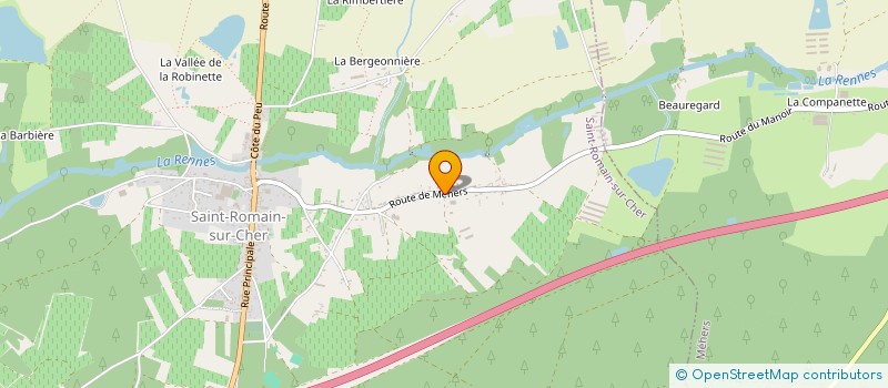 localisation de l'entreprise MONSIEUR MORGAN VANDEKERCKHOVE-FLOUREZ  SAINT-ROMAIN-SUR-CHER