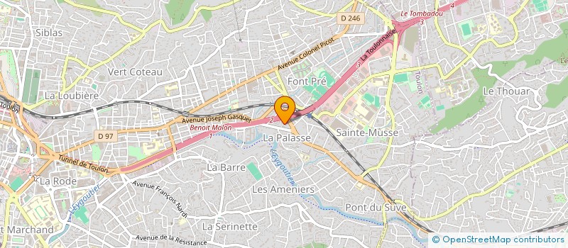 localisation de l'entreprise MONSIEUR MORGAN WALLE  TOULON