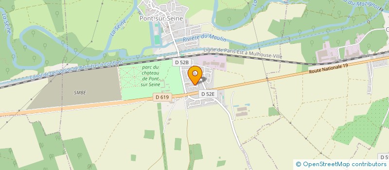 localisation de l'entreprise MONSIEUR MORGAN YONGA  PONT-SUR-SEINE