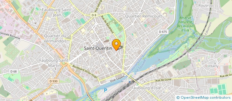 localisation de l'entreprise MONSIEUR MORGAN ZAWADZKI à SAINT-QUENTIN