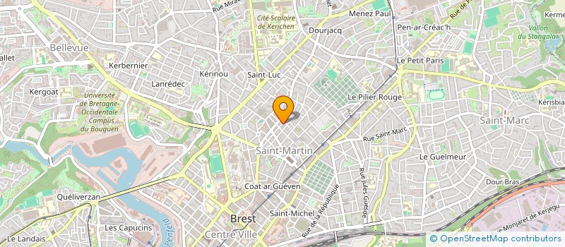 localisation de l'entreprise MONSIEUR MORGANA LOCHOU à BREST