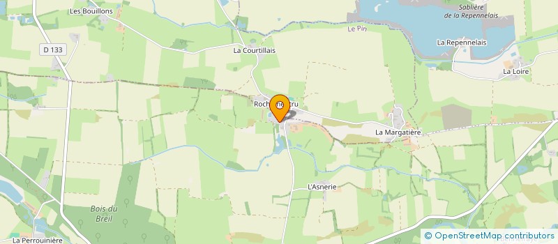 localisation de l'entreprise MONSIEUR MORGANE PINEAU  VALLONS-DE-L'ERDRE