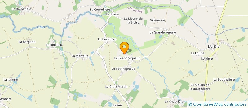 localisation de l'entreprise MONSIEUR MORGANE VALLEE  LA FERRIERE