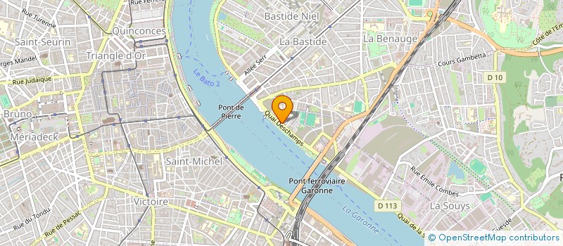 localisation de l'entreprise MONSIEUR MORGANN DENIS  BORDEAUX