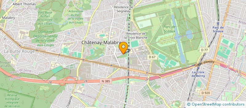 localisation de l'entreprise MONSIEUR MORGANN LOISELEUX  CHATENAY-MALABRY