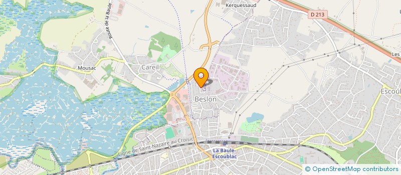 localisation de l'entreprise MONSIEUR MORGANN PANNETIER à LA BAULE-ESCOUBLAC