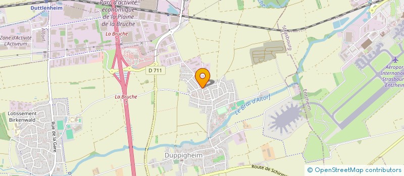 localisation de l'entreprise MONSIEUR MORHAD HARTIT  DUPPIGHEIM