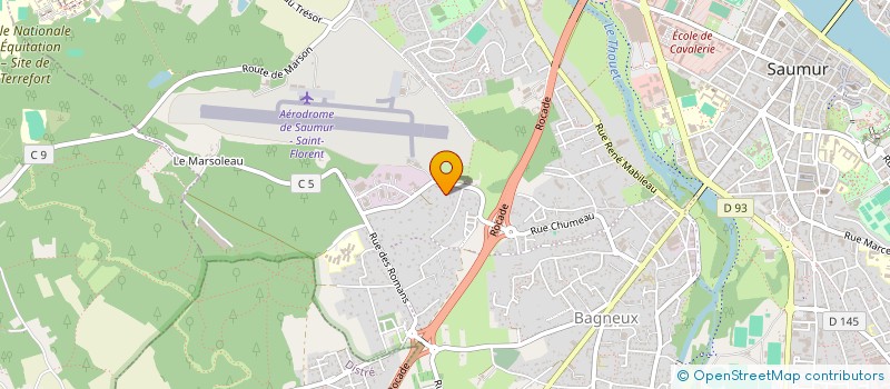 localisation de l'entreprise MONSIEUR MORHAD MEKHANEG  SAUMUR