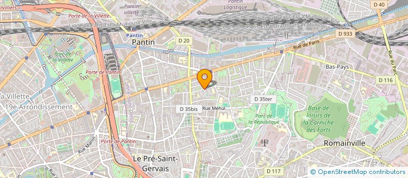 localisation de l'entreprise MONSIEUR MORHAD NAIT AMARA à PANTIN