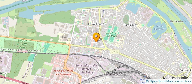 localisation de l'entreprise MONSIEUR MORIBA SIDIBE  MANTES-LA-JOLIE