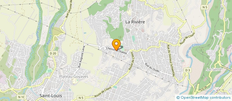 localisation de l'entreprise MONSIEUR MORIL RIVIERE  SAINT-LOUIS