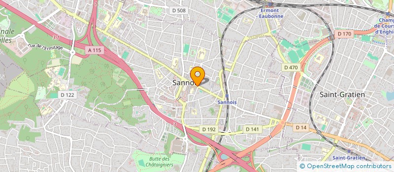 localisation de l'entreprise MONSIEUR MORKOS YOUSSEF à SANNOIS