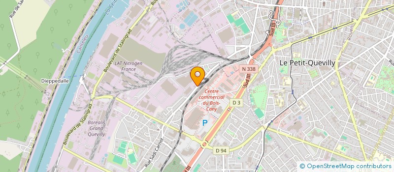 localisation de l'entreprise MONSIEUR MORLAYE BOLTERYS-CISSE  LE GRAND-QUEVILLY