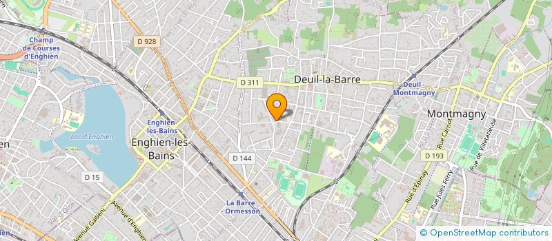 localisation de l'entreprise MONSIEUR MORLEON BERNARD  DEUIL-LA-BARRE