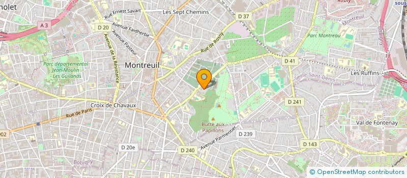 localisation de l'entreprise MONSIEUR MORO-ALIOU MACALOU à MONTREUIL