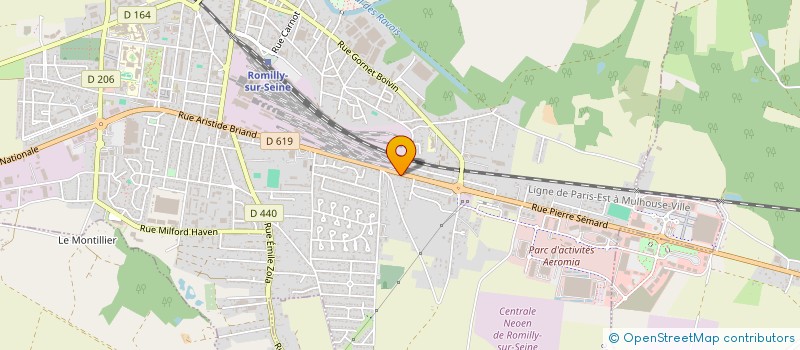 localisation de l'entreprise MONSIEUR MORO KOUAKOU  ROMILLY-SUR-SEINE