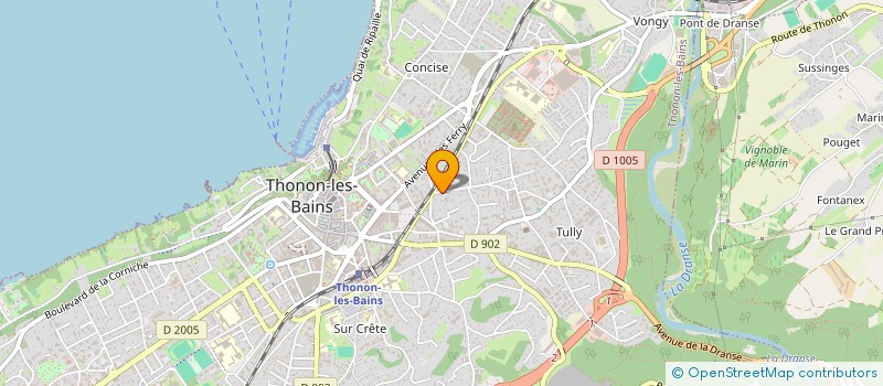 localisation de l'entreprise MONSIEUR MORRIS KEITA à THONON-LES-BAINS