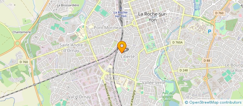 localisation de l'entreprise MONSIEUR MORTADHA ALI OMAR à LA ROCHE-SUR-YON