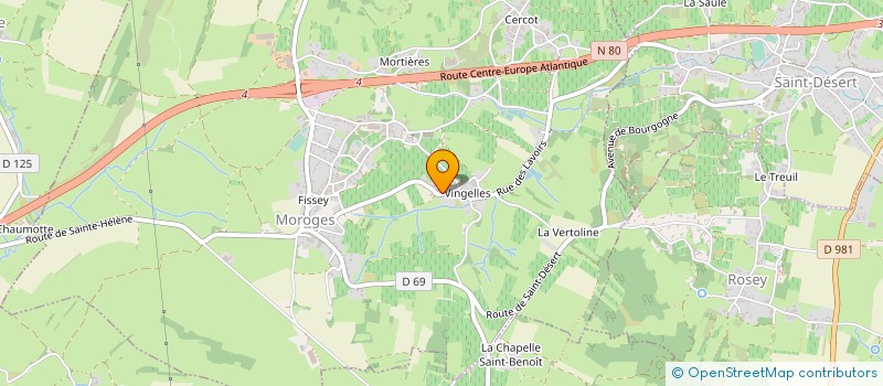 localisation de l'entreprise MONSIEUR MORTEN AASEROD  MOROGES