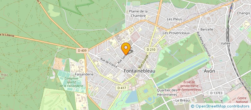 localisation de l'entreprise MONSIEUR MORTEN BENNEDSEN à FONTAINEBLEAU
