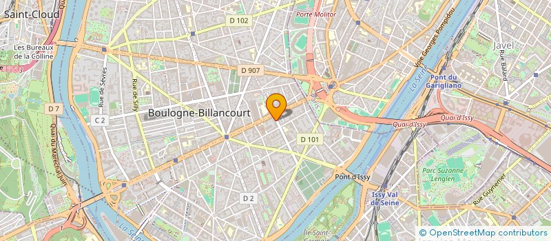 localisation de l'entreprise MONSIEUR MORTEZA HOSSEINI à BOULOGNE-BILLANCOURT