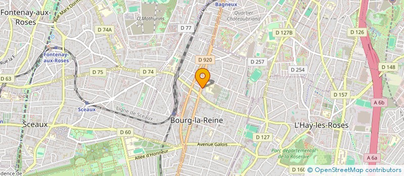 localisation de l'entreprise MONSIEUR MORTEZA MIRZAI à BOURG-LA-REINE