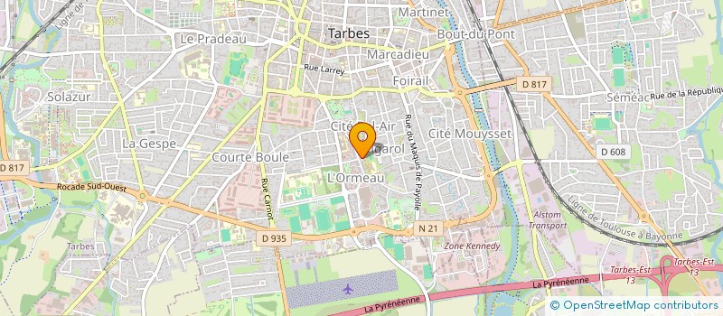 localisation de l'entreprise MONSIEUR MORTEZA SAFARI  TARBES