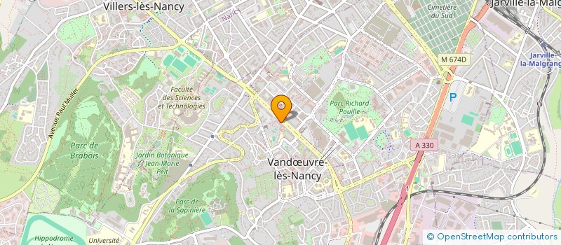 localisation de l'entreprise MONSIEUR MORY CAMARA  VANDUVRE-LES-NANCY