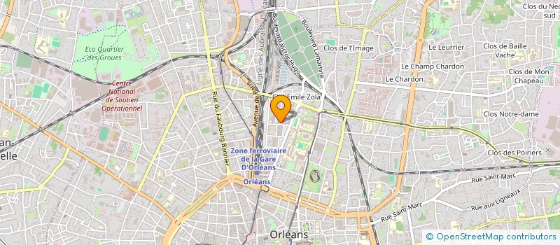 localisation de l'entreprise MONSIEUR MORY CISSE  ORLEANS