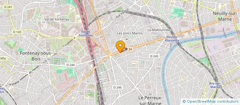 localisation de l'entreprise MONSIEUR MORY CONDE  LE PERREUX-SUR-MARNE