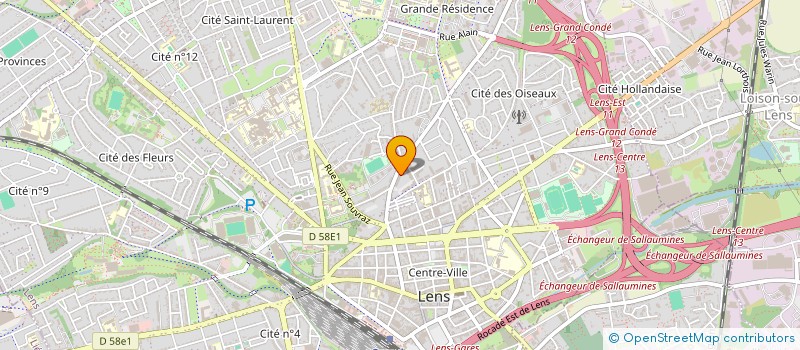 localisation de l'entreprise MONSIEUR MORY DJOUBATE  LENS