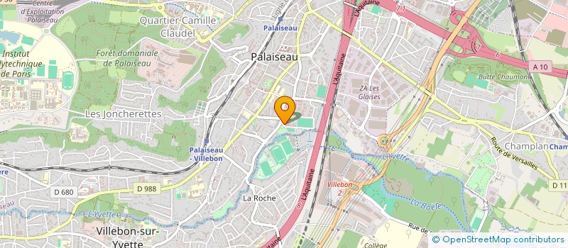 localisation de l'entreprise MONSIEUR MORY OUATTARA  PALAISEAU