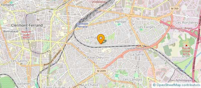 localisation de l'entreprise MONSIEUR MORY SIDIBE  CLERMONT-FERRAND