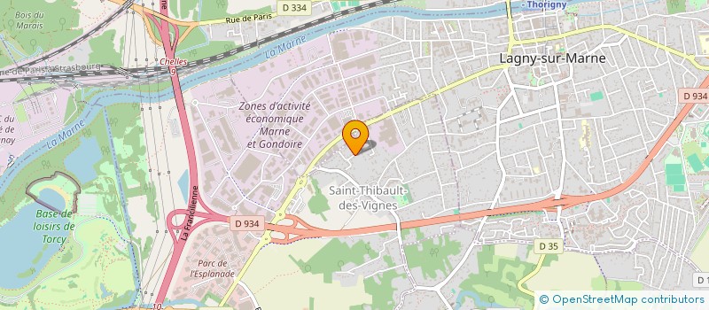 localisation de l'entreprise MONSIEUR MORY SIDIBESIDIBESSIDIBE  THORIGNY-SUR-MARNE