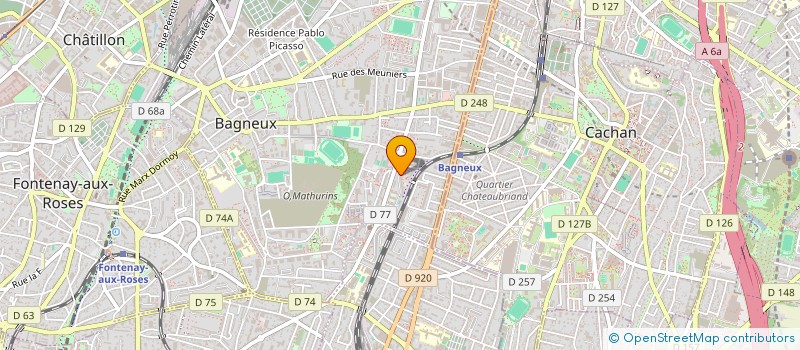 localisation de l'entreprise MONSIEUR MORYFERE KONE à BAGNEUX