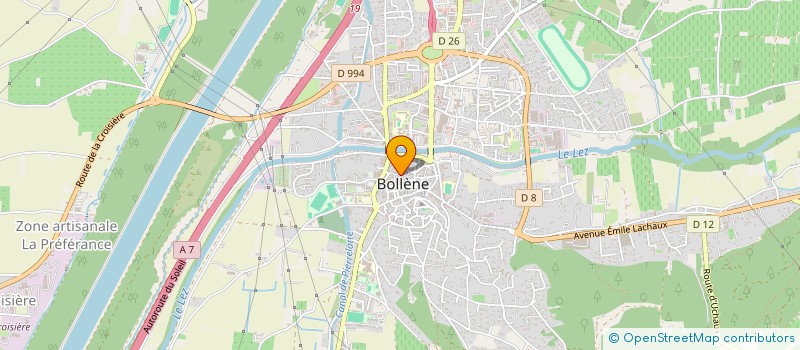 localisation de l'entreprise MONSIEUR MORYY KONE  BOLLENE