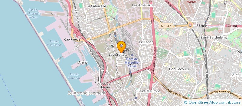 localisation de l'entreprise MONSIEUR MOSAAB BELKHIR à MARSEILLE