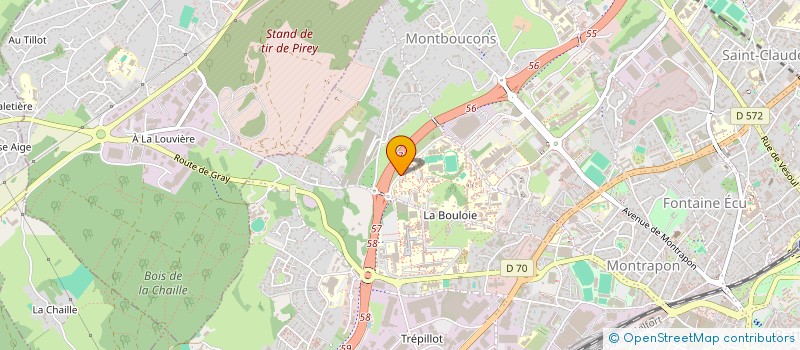 localisation de l'entreprise MONSIEUR MOSAAB DEHANE  BESANCON