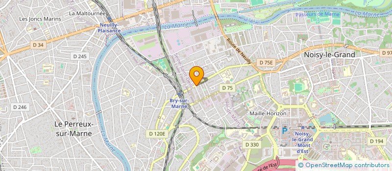 localisation de l'entreprise MONSIEUR MOSAWIR AMIRI  NOISY-LE-GRAND