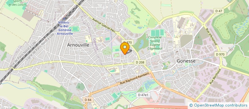 localisation de l'entreprise MONSIEUR MOSE LOKO  GONESSE