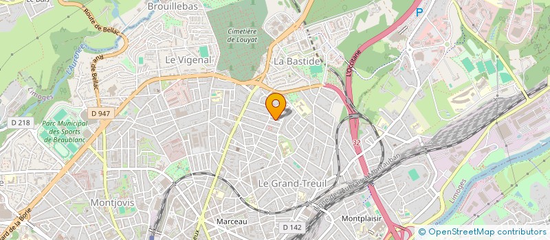 localisation de l'entreprise MONSIEUR MOSFETA FACI à LIMOGES