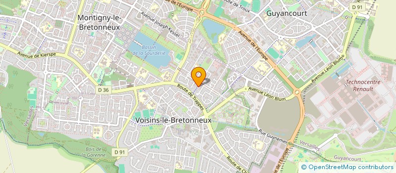 localisation de l'entreprise MONSIEUR MOSHIUR RAHMAN à VOISINS-LE-BRETONNEUX