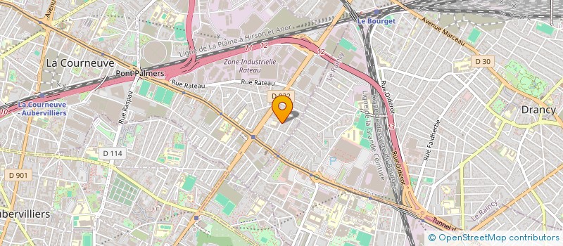 localisation de l'entreprise MONSIEUR MOSLAM UDDIN  LA COURNEUVE