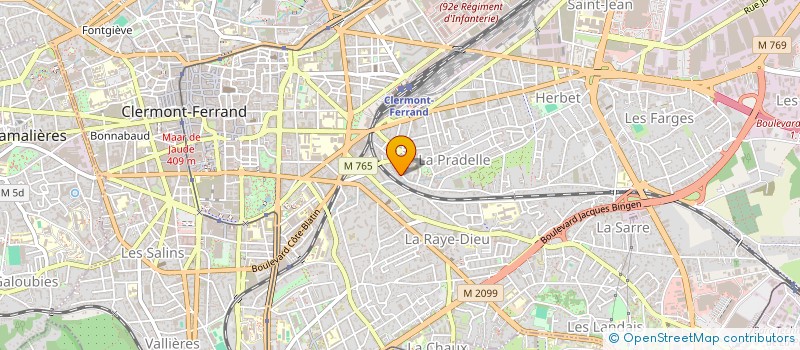 localisation de l'entreprise MONSIEUR MOSLEM HAKIMI  CLERMONT-FERRAND