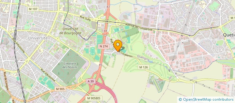 localisation de l'entreprise MONSIEUR MOSSAYD YOUSSEF  DIJON