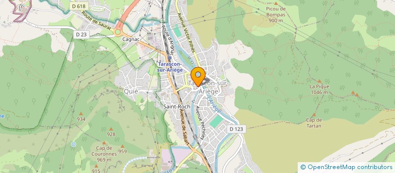 localisation de l'entreprise MONSIEUR MOSTAFA AIT-HAMMOU à TARASCON-SUR-ARIEGE